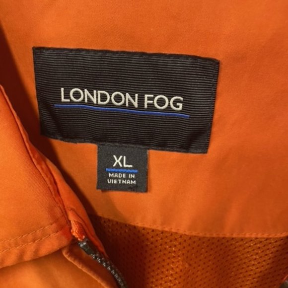 Men's Orange Jacket LONDON FOG Size XL **EUC** - Picture 3 of 7
